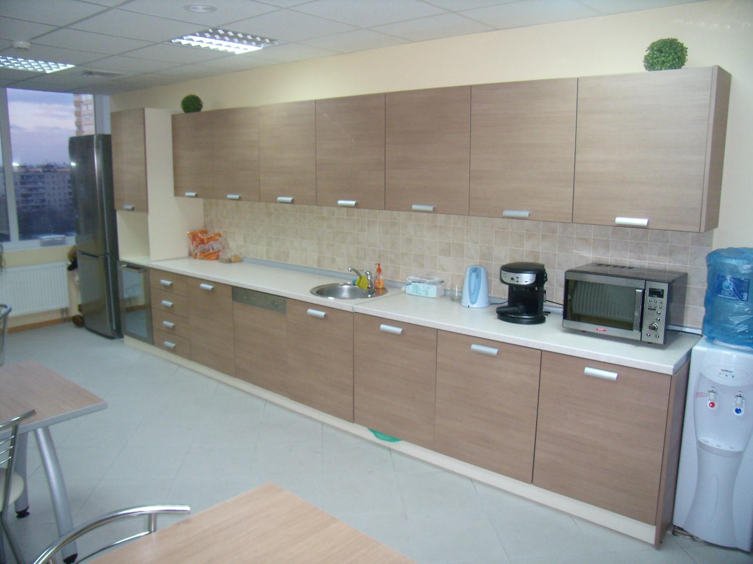 Кухня ЛДСП для офисного помещения - Фото