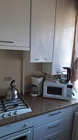 Маленькая кухня белый глянец из МДФ с покрытием ПВХ пленкой